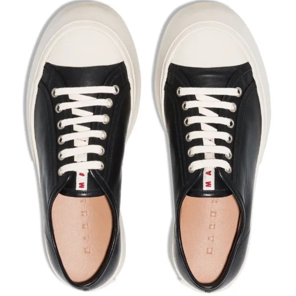 Marni Black and Cream Pablo Sneakers - Picture 3 of 8